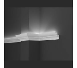 Потолочный карниз Decor-Dizayn ударопрочный влагостойкий под LED подсветку 70Х45Х2000 мм DD508 