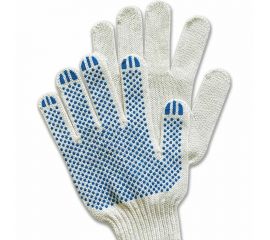 Перчатки R2R х/б 10 класс, 5 нитей, с ПВХ 300 пар 7010-0510 