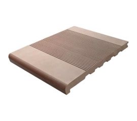 Ступень Groentec 322х30х4000 мм, полнотелая, брашированная, коричный SFВB 322-30-4000 