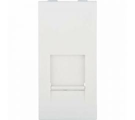 Накладка для телефонной, компьютерной розетки LK Studio RJ, 45х22,5 мм белый LK45 853104-1 