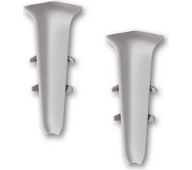 Внутренний угол для плинтуса DECONIKA (85 мм; 036 Платиново-серый; 2 шт.) Д-П85-В-Ф2 036 ПЛТ СЕР 