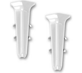 Угол внутренний для плинтуса DECONIKA (55 мм; 001-G Белый глянец; 2 шт.) Д-П55-В-Ф2 001-G БЕЛ Г 