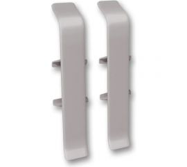 Соединитель для плинтуса DECONIKA (85 мм; 036 Платиново-серый; 2 шт.) Д-П85-С-Ф2 036 ПЛТ СЕР 