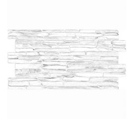 Декоративная панель пвх Центурион 980x500 (кварцит серый; 3 мм; 1 шт.) 66407 