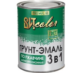 Грунт-эмаль по ржавчине 3в1 Царицынские краски белая 0,8 кг 16050 