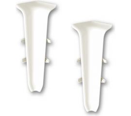 Внутренний угол для плинтуса DECONIKA (70 мм; 033 Кремово-белый; 2 шт.) Д-П70-В-Ф2 033 КРМ БЕЛ 