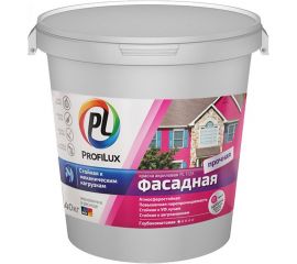 Водно-дисперсионная фасадная краска Profilux PL-112А (влагостойкая; белая; 40 кг) Н0000001056 
