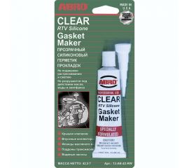 Герметик прокладок ABRO до 260 градусов, прозрачный, 42.5 г/12 13-AB-42-R 