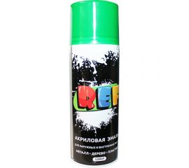 Акриловая универсальная эмаль REF зеленый 520 мл 0037 