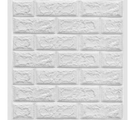 Самоклеящиеся 3D панели Центурион 500x550x3 мм Кирпич белый классический 83404 