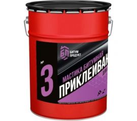 Битумная мастика для приклеивания БИТУМ ПРОДУКТ XPS 20 кг ВР-30 