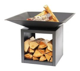 Очаг для костра с дровницей GRATAR Олимп 2 ОЛ2 