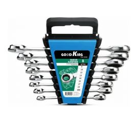 Набор комбинированных трещоточных ключей GOODKING 8 предметов TKK-10008 