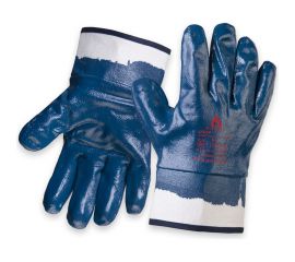 Защитные перчатки с нитриловым покрытием JetaSafety размер L/9 JN069-L 