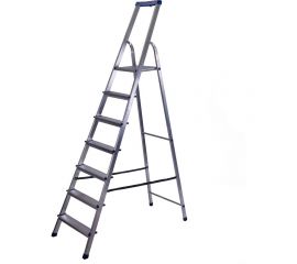 Алюминиевая стремянка с органайзером STAIRS 7 ступеней ТТ-01-00537 