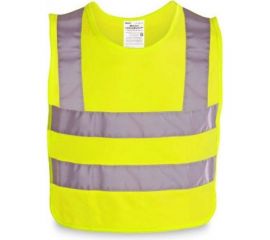 Аварийный сигнальный жилет DolleX, желтый, со световозвращающими элементами, ГОСТ ZSN-GOST-UY 