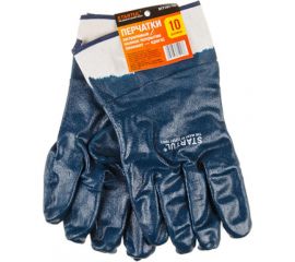 Нейлоновые перчатки STARTUL с нитриловым полным покрытием, р. 10, манжет крага ST7101-10 