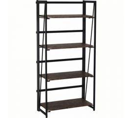 Стеллаж на металлокаркасе BRABIX LOFT SH-001 600х300х1250 мм, складной, цвет морёный дуб 641228 