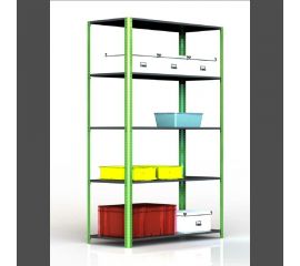 Стеллаж ООО Металекс Metalex AIR 2200x1200x400 5 полок SMAV221240 