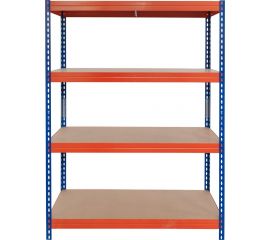 Металлический стеллаж AR SHELVING Rivet Stabil L 192x120x50 см, 4 полки ХДФ TR18S402KJFEJ4TCI0 