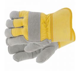 Спилковые комбинированные перчатки СИБРТЕХ, усиленные, утолщенные, размер XL 67903 