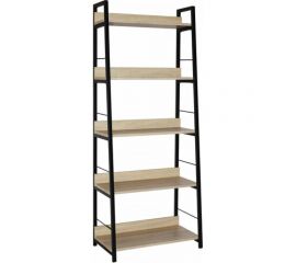 Стеллаж на металлокаркасе BRABIX LOFT SH-003 600х350х1500 мм, 5 полок, цвет дуб натуральный 641236 
