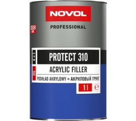Грунт Novol PROTECT 310 HS 2К акрил. банка 1л с отвердителем 0.2л белый X6120476 