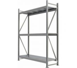 Металлический стеллаж IRONMEBEL Optimus Pro h-2000 Zn, 3 яруса 1500х800 M-СГР20001500800ОЦ3 