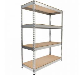 Стеллаж IRONMEBEL Optimus Hook Pro 2000x1800x500 мм, 4 яруса M-СГРФОЦ2000x1800x500x4 