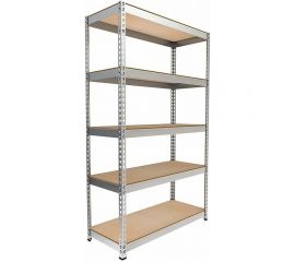 Стеллаж IRONMEBEL Optimus Hook Pro 2500x1500x500 мм, 5 ярусов M-СГРФОЦ2500х1500х500х5 