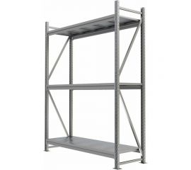 Металлический стеллаж IRONMEBEL Optimus Pro h-2000 Zn, 3 яруса 1200х500 M-СГР20001200500ОЦ3 