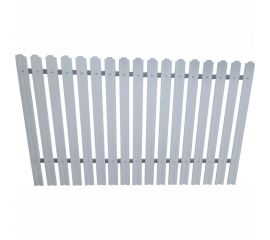 Металлический односторонний штакетник Металлика (белый; 10 штук в упаковке) 1,8-9003 