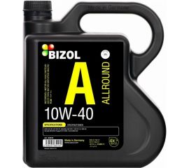 НС-синтетическое моторное масло Bizol Allround 10W-40 SN, A3/B4 MA2, 4л 83016 