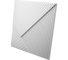 Стеновые 3д панели Artpole FIELDS-2 (гипсовые; белые; 600x600 мм; 1 шт; 0.36 кв. м) D-0008-2 