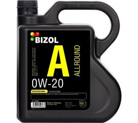 НС-синтетическое моторное масло Bizol Allround 0W-20, SP, GF-6A, 4 л 85836 