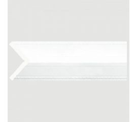 Угол Cosca интерьерный багет, 70 мм, белый матовый СПБ048174 