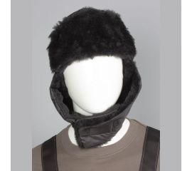 Шапка-ушанка Факел Евро, черная, р.54-56 87482573.001 