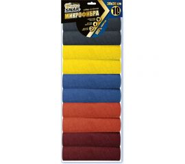 Набор из 10 шт. салфеток Golden Snail 30x30 см. микрофибра универсальная GS0452 