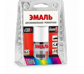 Автомобильная ремонтная эмаль с кисточкой KUDO Nissan/Renault Z11 Black Metallic металлик KU-72557 