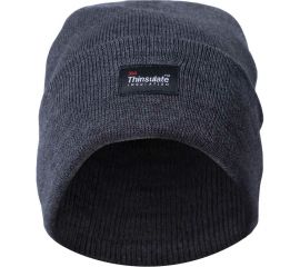 Двойная трикотажная шапка ГК Спецобъединение с утеплителем Тинсулейт, серая Шап 700 
