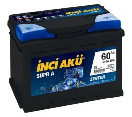 Аккумулятор INCI AKU Supr A 60RS, 540 A, 242x175x175 мм 450332 