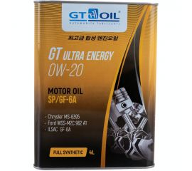 Масло GT OIL Ultra Energy SAE 0W-20 API SP SN GF-6A 4 л 8809059408902 