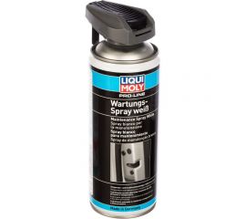 Грязеотталкивающая белая смазка LIQUI MOLY Pro-Line Wartungs-Spray weiss 0,4л 7387 