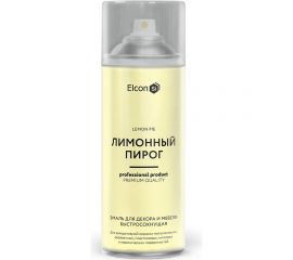 Быстросохнущая краска для предметов декора Elcon лимонный пирог, аэрозоль, 520 мл 00-00462259 