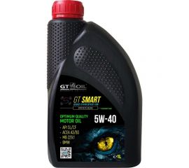 Моторное масло GT OIL Smart SAE 5W-40 API SL/CF, 1 л 8809059408841 