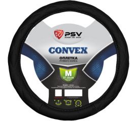 Оплётка на руль PSV CONVEX черный, M 114014 