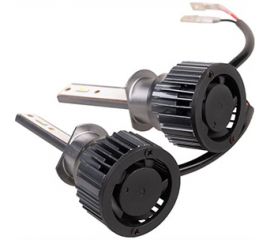 Автолампа-LED SKYWAY (аналог ксенона) H1(C9), 12/24V 22W 6000K 4000Lm 1-конт., 2 шт. S08701019 