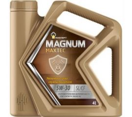 Полусинтетическое моторное масло Роснефть Magnum Maxtec 5W-30 SL-CF канистра 4 л 40814842 