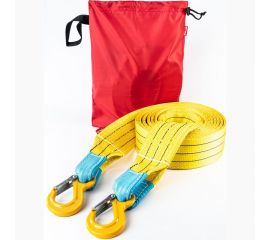 Усиленный буксировочный трос Tplus 16 т, 6 м, крюк/крюк T000935 