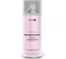 Аэрозольная краска Elcon для мебели, для декора, для металла, для пластика, для керамики, для стекла, для гипса, быстросохнущая, акриловая, маршмеллоу, 520 мл 00-00462260 